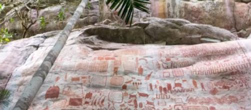 Amazon rainforest reveals Ice Age rock art. [©LiveScience YouTube video]