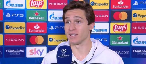 Federico Chiesa, giocatore della Juventus.