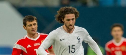 Adrien Rabiot, centrocampista della Juventus.