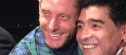 Lapo Elkann e Diego Armando Maradona.