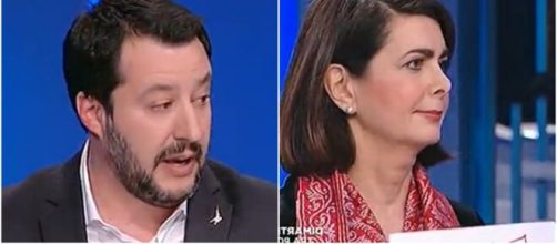 Matteo Salvini replica a Laura Boldrini: 'Anche nei giorni di festa, sempre colpa mia'.