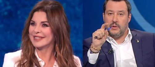 Alba Parietti e Matteo Salvini, prosegue il duello a distanza.