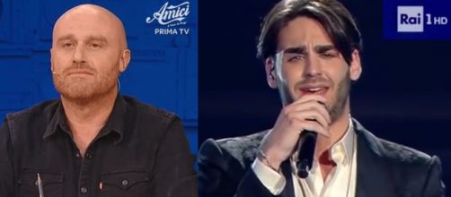 Rudy Zerbi di Amici 18 commenta su Twitter l'ordine d'arrivo di Sanremo e accende la polemica sul 14° posto di Alberto Urso.