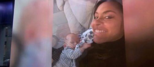 Sheinelle Jones gives her "Today" co-host the gift of calm with baby Ollie. [Image source: TODAY-YouTube]