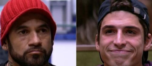 Emparedados, Hadson Nery e Felipe Prior disputam a preferência do público do "Big Brother Brasil 20". ( Fotomontagem )