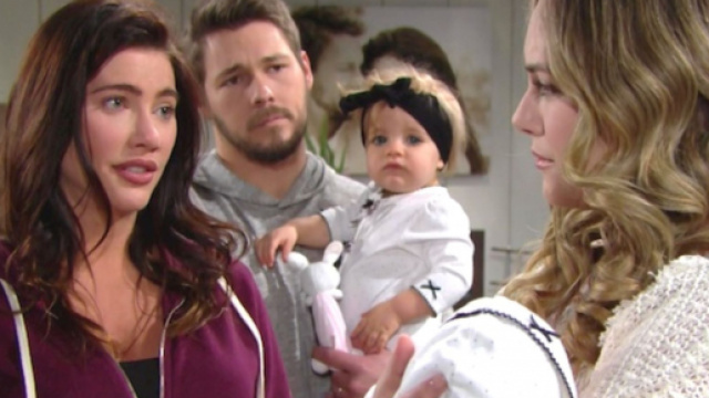 Beautiful, spoiler al 23 febbraio: Hope riavvicina Steffy e Liam, Brooke si oppone