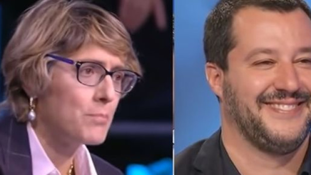 Giulia Bongiorno e Matteo Salvini.