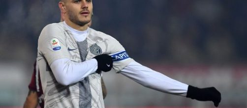 Mauro Icardi ai tempi dell'Inter: ora sembra nel mirino della Juventus.