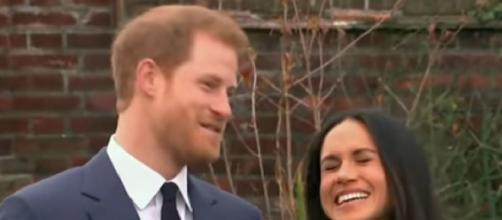 Prince Harry, Meghan step out for 1st time in US since royal departure. [Image source/ABC News YouTube video]