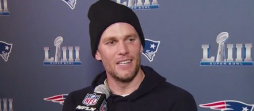 Brady is gunning for his seventh Super Bowl ring. [Image Source: New England Patriots/YouTube]