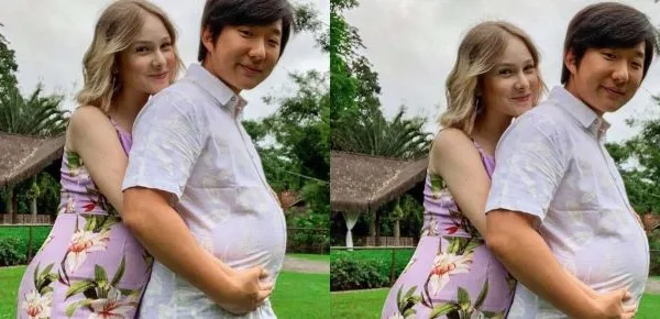 A esposa de Pyong Lee, Sammy, deu a luz neste domingo (16). (Reprodução/Instagram).