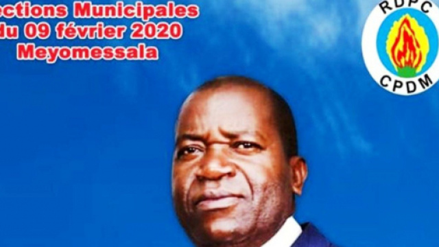 Le candidat Mfou'ou Christian Mebiame &agrave; la t&ecirc;te de la Commune de Meyomessala (c) Christian Mebiame