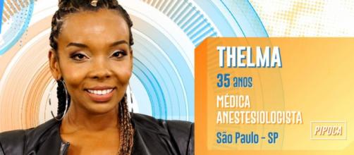 "BBB 20': Thelma chora por falta de comida. (Reprodução TV Globo)