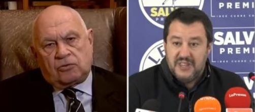 L'ex magistrato Carlo Nordio e Matteo Salvini.