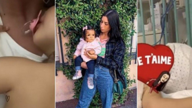 Opérée d'urgence à cause de son kyste au cerveau, Joy, la fille de Liam, attrape une bactérie à l'hôpital. ®Snapchat : Liam Di Benedetto