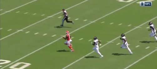 The Kansas City Chiefs could cut a receiver loose after the Super Bowl. [Image via Kansas City Chiefs/YouTube]