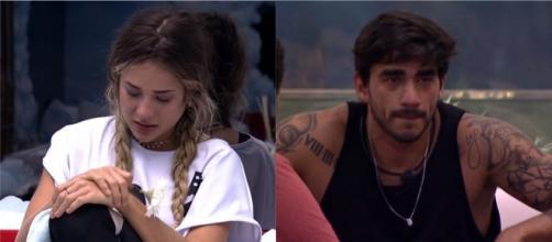 Guilherme faz Gabi chorar após declaração sobre Bianca e se arrepende. (Fotomontagem)