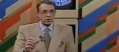 Ney Gonçalves Dias foi o primeiro apresentador. (Reprodução/TV Record)