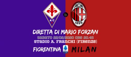 Serie A Giornata 25: Fiorentina - Milan in diretta su blastingnews