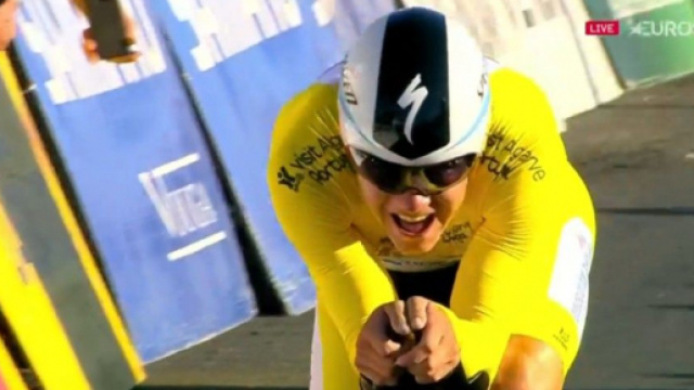 Remco Evenepoel vince anche la cronometro della Volta Algarve