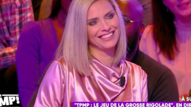Clara Morgane, chroniqueuse dans TPMP. Credit: C8