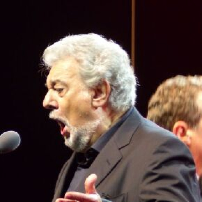 Plácido Domingo durante una de sus actuaciones.