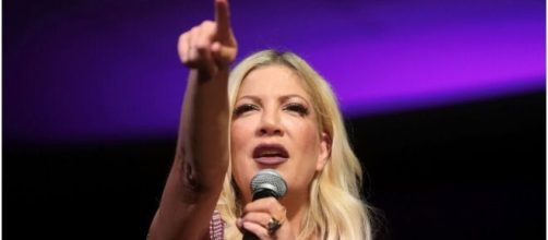 Tori Spelling shares how she and Dean McDermott handled their children's bullying. (Photo Credit/Flickr/ Gage Skidmore))