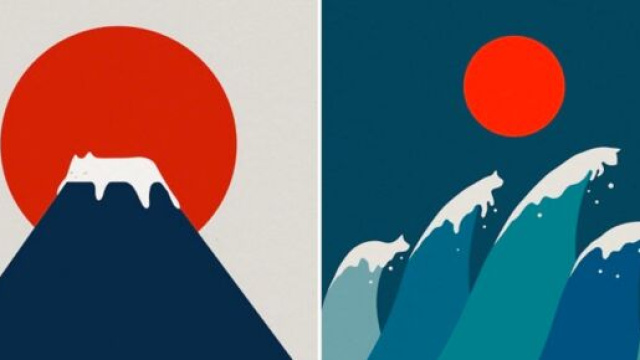 L'artiste Lim Heng Swee a r&eacute;alis&eacute; des illustrations de chat tout aussi belle qu'incroyables - cr&eacute;dit photo Lim Heng Swee publi&eacute;es par Creapills