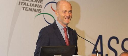 Angelo Binaghi, presidente della Federazione Italiana Tennis.