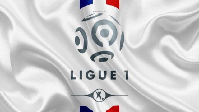 Download wallpapers France Ligue 1, logo, emblem, 4k, French flag ... - besthqwallpapers.com