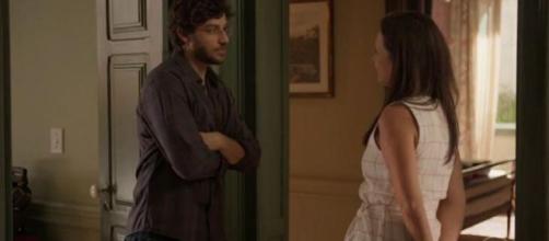 Danilo descobrirá doença de Thelma em 'Amor de Mãe'. (Reprodução/TV Globo)