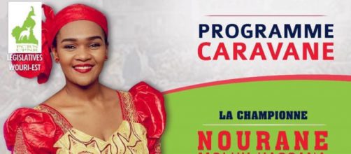 La candidate à la députation Nourane Fotsing pour le compte du PCRN du double scrutin du 9 février 2020 (c) Nourae Fotsing