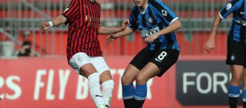 Valentina Giacinti, attaccante e capitano del Milan femminile.