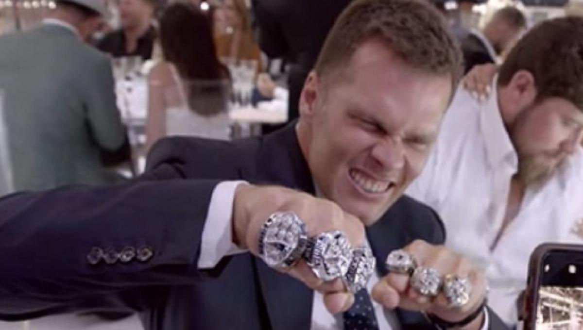 brady with 6 rings