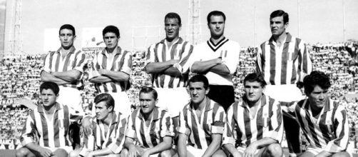 Juventus stagione 1961-1962, nella foto presente anche Benito Sarti.