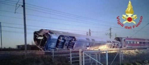 Treno deraglia in provincia di Lodi.