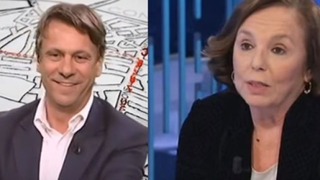 Nicola Porro e Luciana Lamorgese.