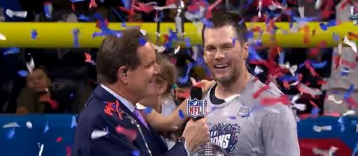 Brady has set a lofty goal for next season. [Image Source: NFL/YouTube]