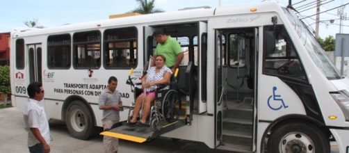 Transporte modelo para personas con discapacidad.