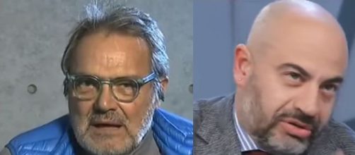 Oliviero Toscani e Gianluigi Paragone.