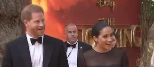 Meghan Markle and Prince Harry in first public appearance since Royal exit. [Image source/Access YouTube video]