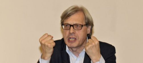 Il critico d'arte e deputato Vittorio Sgarbi