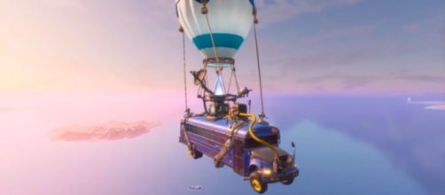 'Fortnite's' Battle Bus driver must have fallen asleep or something. [Image Source: BCC Trolling/YouTube]