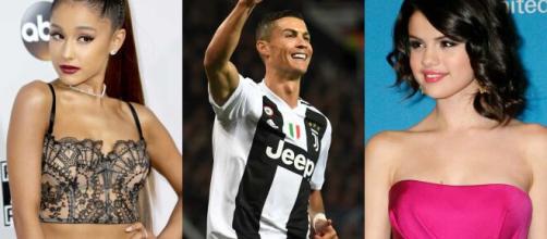 Selena, Ariana e Cristiano Ronaldo: três dos perfis mais seguidos do Instagram. (Arquivo Blasting News)