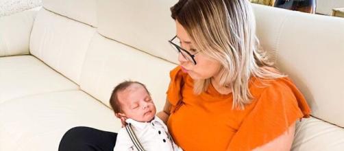Marília Mendonça comemora três meses de idade do filho. (Reprodução/Instagram)