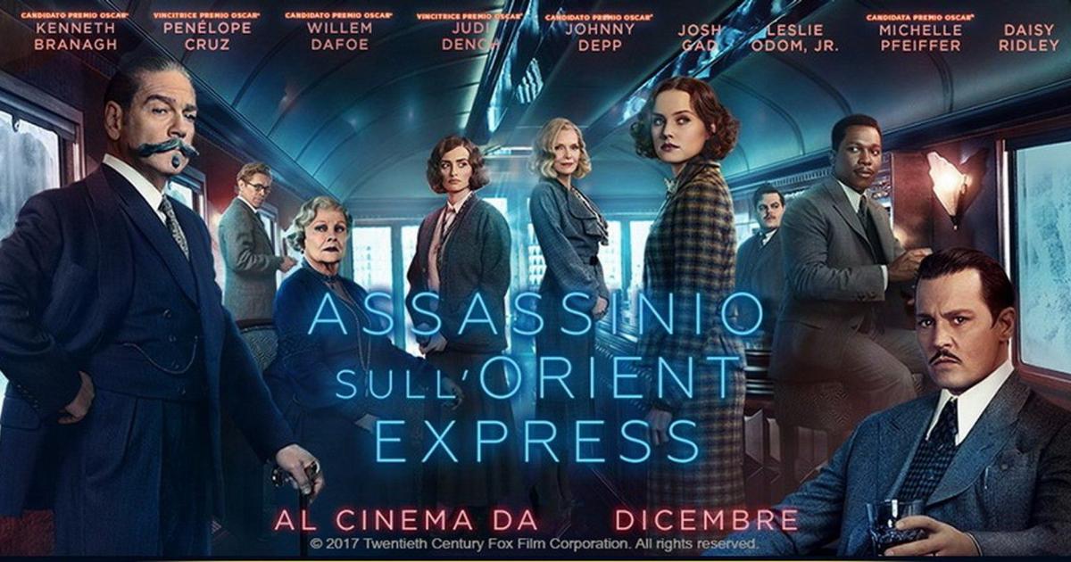 'Assassinio sull'Orient Express', il film mercoledì 18 ...