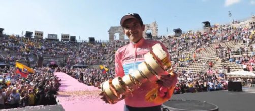 Richard Carapaz, vincitore dello scorso Giro d'Italia