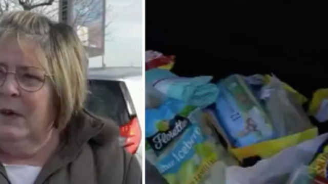 'J'en sais rien j'ai pris n'importe quoi', la panique dans les supermarchés. Credit: Capture France2