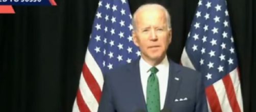 Joe Biden sweeps Sanders in 3 states on one of the strangest primary days in recent history. [Image source/MSNBC YouTube video]