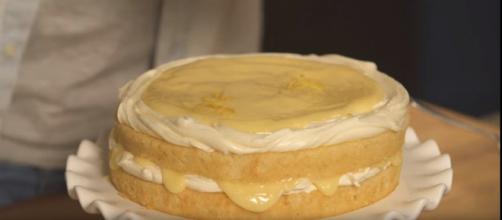 Lemon curd cake is a pretty popular layered cake. [Source: Donal Skehan/YouTube]